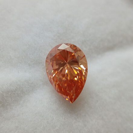 Pear Shape Fancy Colored Lab Grown Diamond